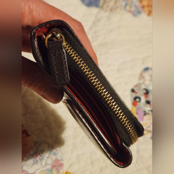 CELINE Logo Leather Trifold Wallet/9X2033 - Picture 11 of 15